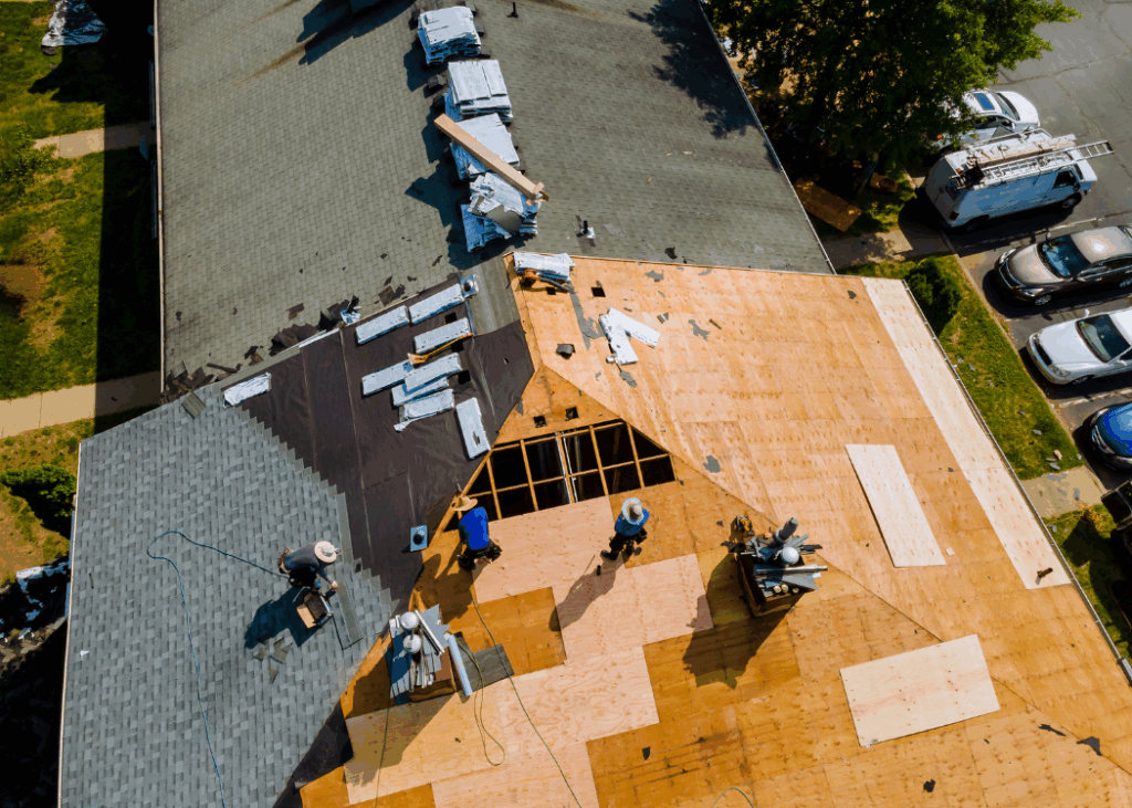 roofing services is doing their job
